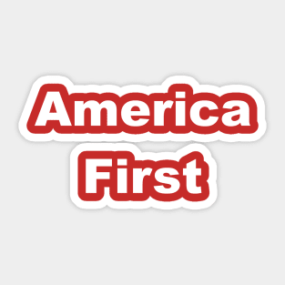 America First Sticker